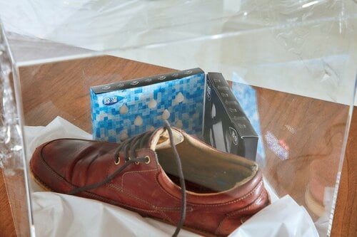 ゆっくり脱臭するドライペットは 靴の消臭をした後の仕上げの一品に イメージ