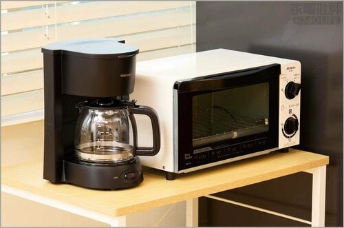 開けた場所に置けば問題なし 安いコーヒーメーカーおすすめ イメージ