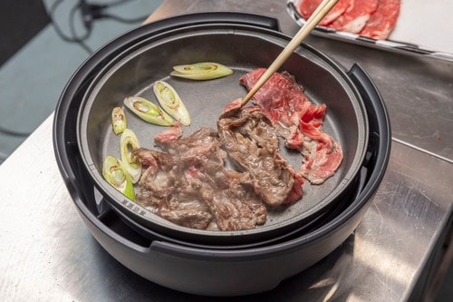 ③すき焼きなべの使い勝手 グリル鍋おすすめ イメージ