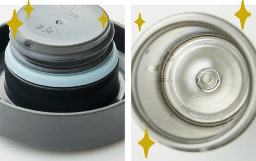 結果2:水筒の茶渋取りと飲み口汚れがピカピカに! イメージ2