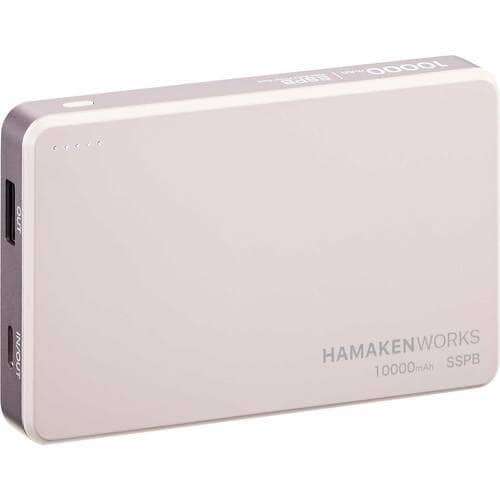 新世代モバイルバッテリーおすすめ HAMAKEN WORKS HW-SSPB100 イメージ
