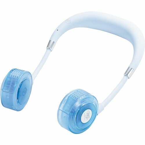 首掛け扇風機おすすめ スパイス WFanハンズフリー ヨガシロッコ クリアブルー イメージ1