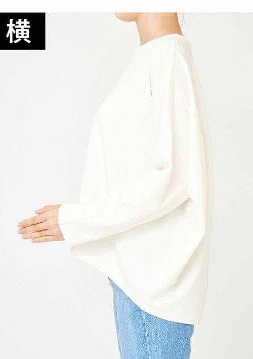 横 レディースのロンTおすすめ イメージ