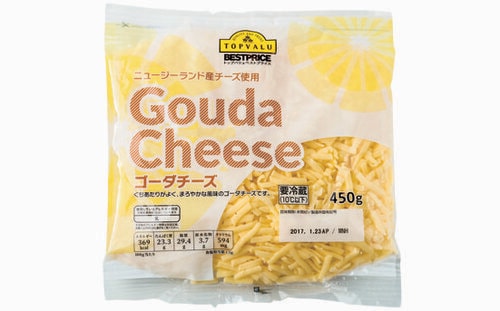 トップバリュ:ベストプライス:ニュージーランド産チーズ使用 ゴーダチーズ:チーズ