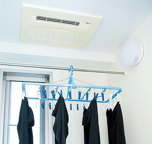 くもりなら雨が降っていなくても部屋干しに！ イメージ