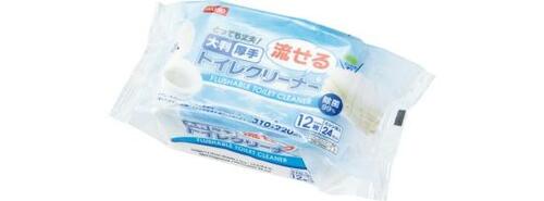 強度抜群で1枚で拭けるダイソーのトイレクリーナー