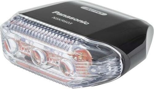 パナソニック(Panasonic):LEDスポーツかしこいテールライト NSKR603 ブラック自転車:自転車アクセサリー