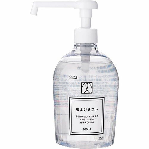 虫除けスプレーおすすめ カインズ 虫よけミスト ポンプタイプ 400ml 防除用医薬部外品 イメージ1