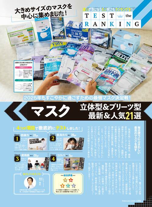 「大きいサイズ」のマスクを徹底比較! 大きいサイズのマスクおすすめ イメージ2