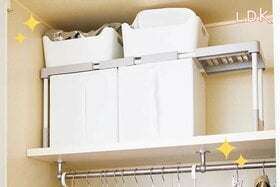 天井ギリギリまで活用！“伸びる棚”さえあればクローゼットの収納力が格段UPするんです【LDK】