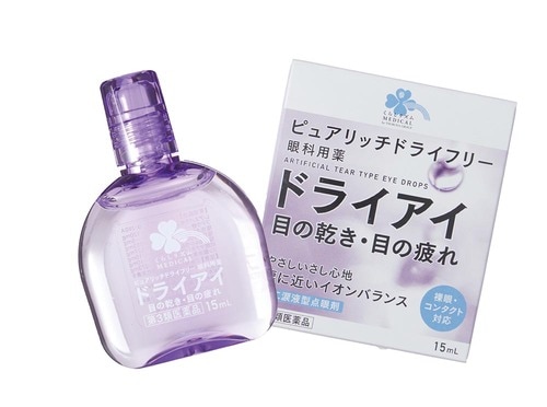 佐賀製薬「ピュアリッチ ドライフリー 第3類医薬品」 ドライアイ用目薬おすすめ イメージ