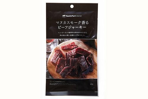 ファミリーマート:マヌカスモーク香る:ビーフジャーキー 40g:おつまみ