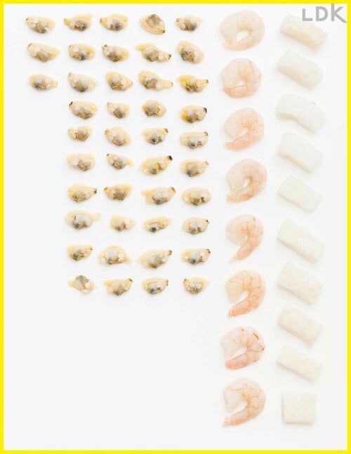 エビはプリプリで大きめ 冷凍シーフードミックスおすすめ イメージ