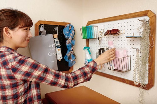 ③あれもこれも壁収納できるniko and…の有孔ボード イメージ3
