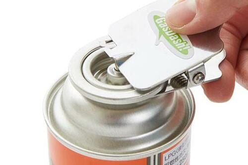 ボンベのガス抜きはクリップ式がベストです イメージ3