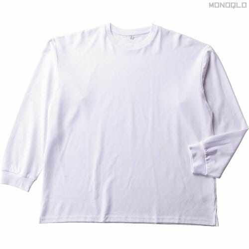 アイテム2:GU「ドライポンチT(長袖)」 格安メンズファッションコーデおすすめ イメージ