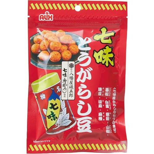 7位: アリックス七味とうがらし豆最初はピリ辛で豆の甘みも味わえる 辛いお菓子おすすめ イメージ