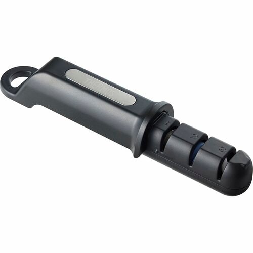 包丁研ぎ器・シャープナーおすすめ サーモス コンパクトシャープナー ブラック イメージ