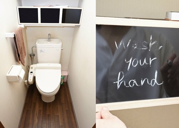 「よくあるトイレから脱却」は2000円でできる木目リメイクが鍵でした