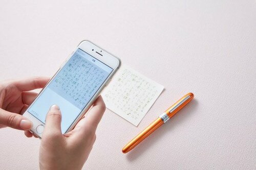 万年筆でしたため写真でアップ!