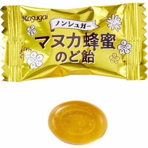 マヌカハニーのど飴おすすめ 春日井製菓 ノンシュガーマヌカ蜂蜜のど飴 イメージ2