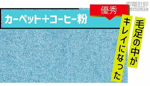 カーペット＋コーヒー粉：優秀 キャニスター掃除機おすすめ イメージ
