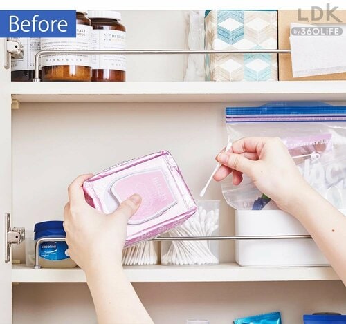 奥行きも高さも有効活用 鏡裏収納おすすめ イメージ