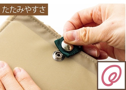 手早くキレイに折りたためる エコバッグおすすめ イメージ