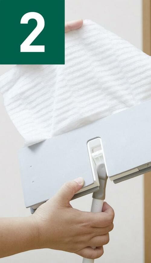 シートを裏も表も使えちゃうコスパ抜群フローリンワイパー イメージ2