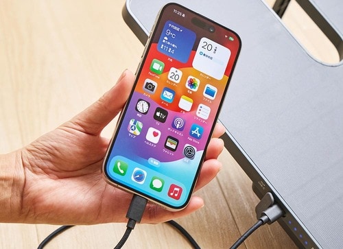 内蔵バッテリーの電力ロス率が低い ソーラ充電扇風機おすすめ イメージ2