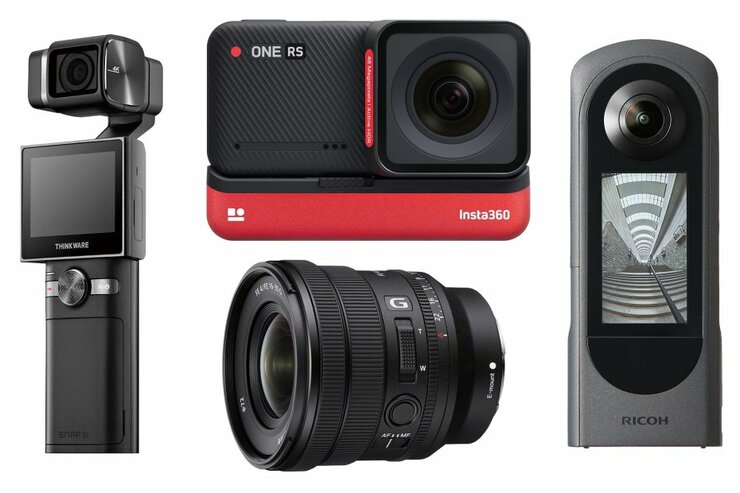 大型タッチパネル搭載で操作性が向上した360度カメラや、世界最軽量を実現した広角パワーズームレンズなどおすすめ最新AV機器4選のイメージ