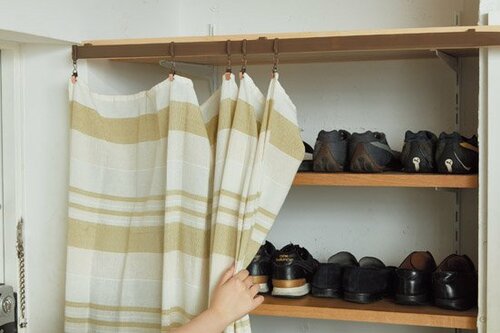 【No.11】取り付け自在のレールでごちゃつく場所を目隠し