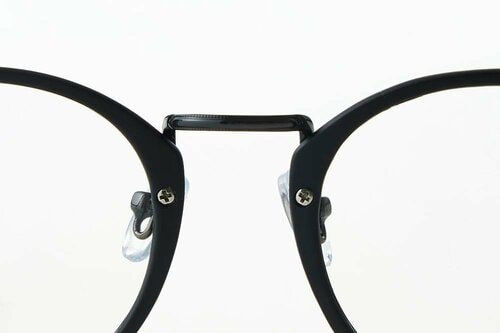 サングラスおすすめ MERRY  ボストン サングラス マットブラック×クリア イメージ2