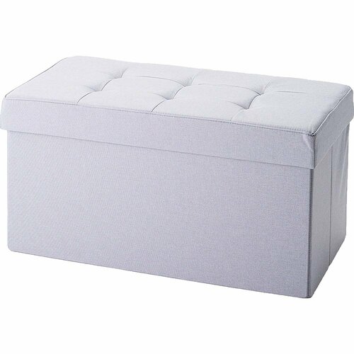 コーナン LIFELEX 収納できるスツールW ライトグレー イメージ1