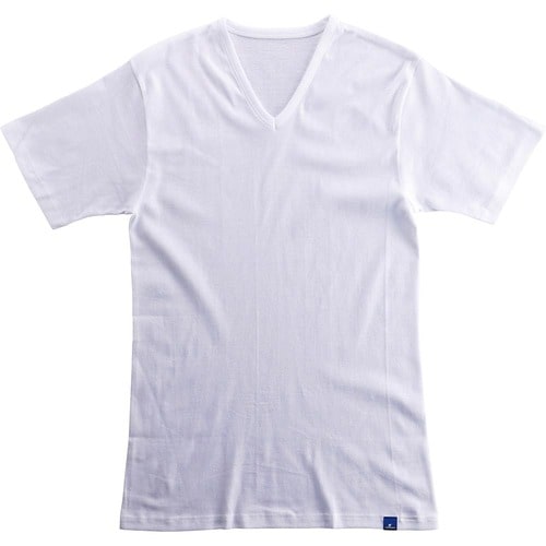 メンズ冷感インナーシャツおすすめ グンゼ クールマジック【接触冷感】Vネック Tシャツ イメージ