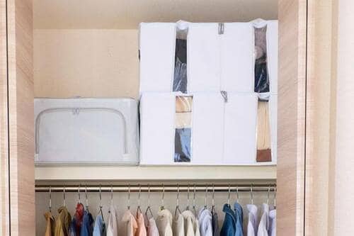 2：布製ボックスなら小窓付きが便利 衣装ケースおすすめ イメージ