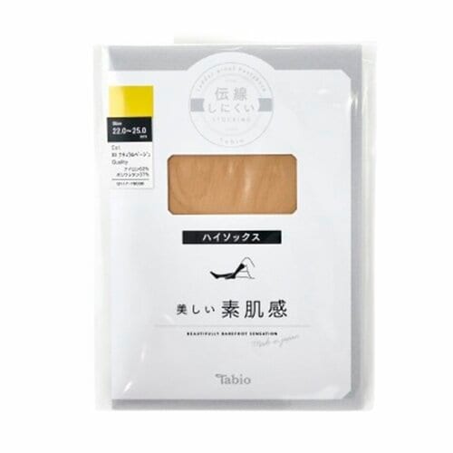 膝下丈ストッキングおすすめ Tabio 伝線しにくい 美しい素肌感 ハイソックス丈ストッキング イメージ