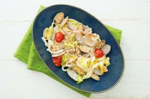 あさりのダシがしみたコクうま洋風うどん！ イメージ