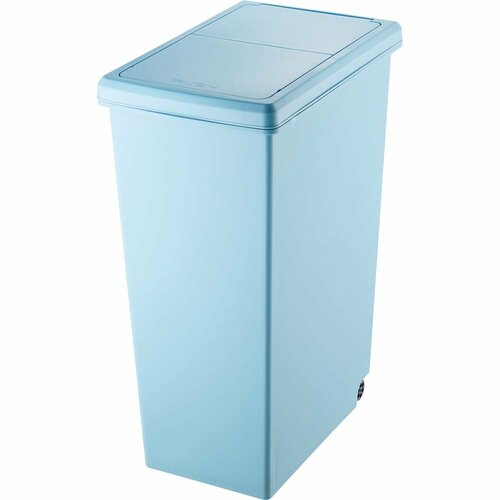 BELLE MAISON「キャスター付きスライド蓋付きスリムキッチンゴミ箱［日本製］（45L）」 キッチン用ゴミ箱おすすめ イメージ
