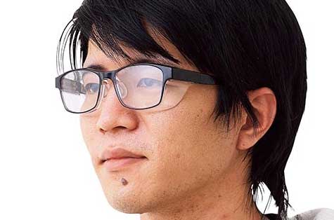 フェイスラインのフィット感が良い JINS花粉飛沫対策メガネおすすめ イメージ2