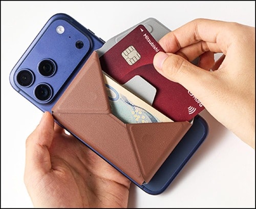 カードもお札も入る スマホに貼り付けるカードケースおすすめ イメージ