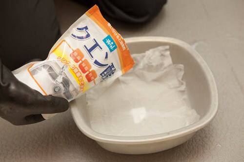 【シャワーそうじ方法】クエン酸パックで水の出もよくなります