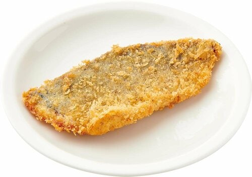 アジフライはパン粉まで付けて冷凍