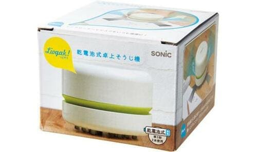 ソニック:乾電池式卓上そうじ機:事務用品