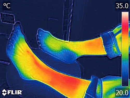 あたたかさ：低温下でもあたためてくれるか ルームソックスおすすめ イメージ