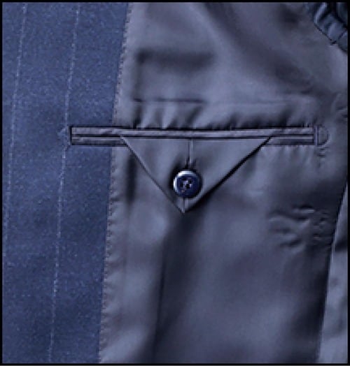 内ポケットはシンプルで機能的 ジャージースーツおすすめ イメージ