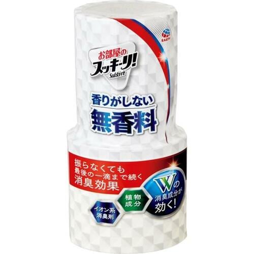 蒸散タイプではいちばんオススメアース製薬「お部屋のスッキーリ! 無香料」 イメージ