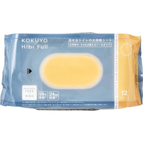 流せるトイレクリーナーおすすめ コクヨ 流せるトイレのお掃除シート イメージ1