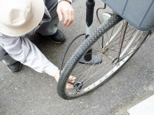 自転車用の電動空気入れのメリットは? イメージ