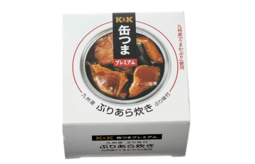 つまみ:缶詰:家飲み:料理:高級缶詰:K&K:缶つまプレミアム 九州産ぶりあら炊き